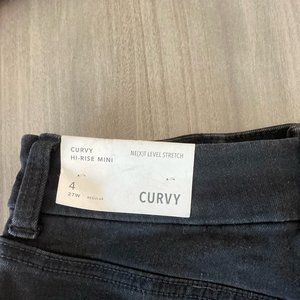 PacSun Curvy High Rise Mini Skirt